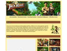 Tablet Screenshot of jack-keane-game.com